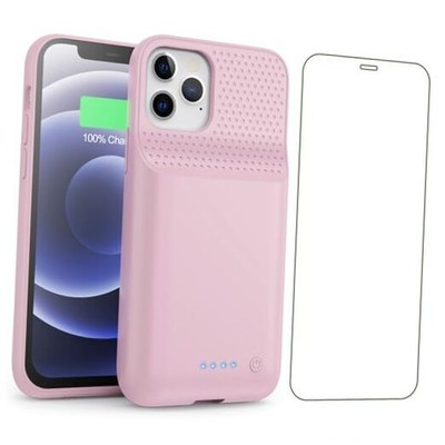 Battery Case for iPhone 12/12Pro, Powerful 10800mAh High Capacity Portable Pink