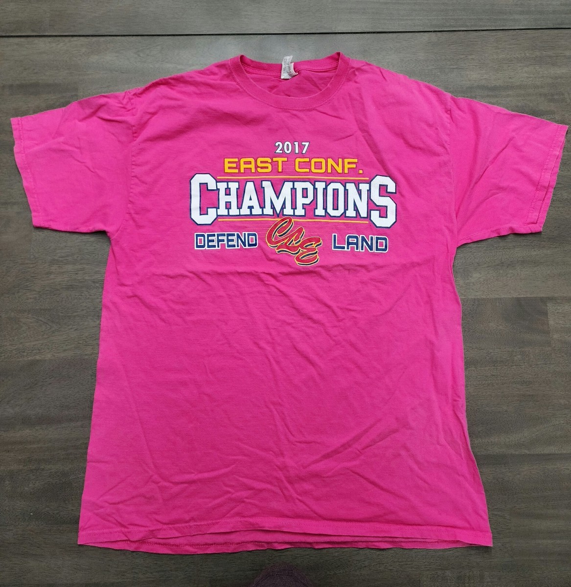 NBA Cleveland Cavs 2017 Eastern Conference Champions Woman's Pink