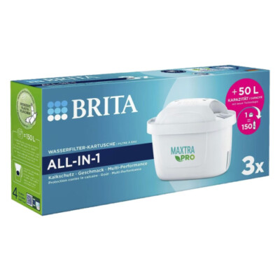 BRITA Maxtra Pro All-in-1 Filterkartuschen Ersatzkartuschen 3er Pack