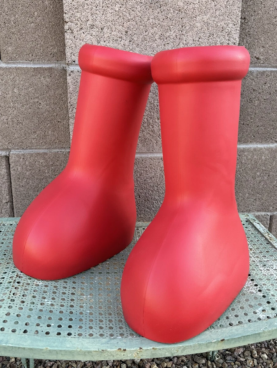 MSCHF Big Red Boots / Astro Boy Boots