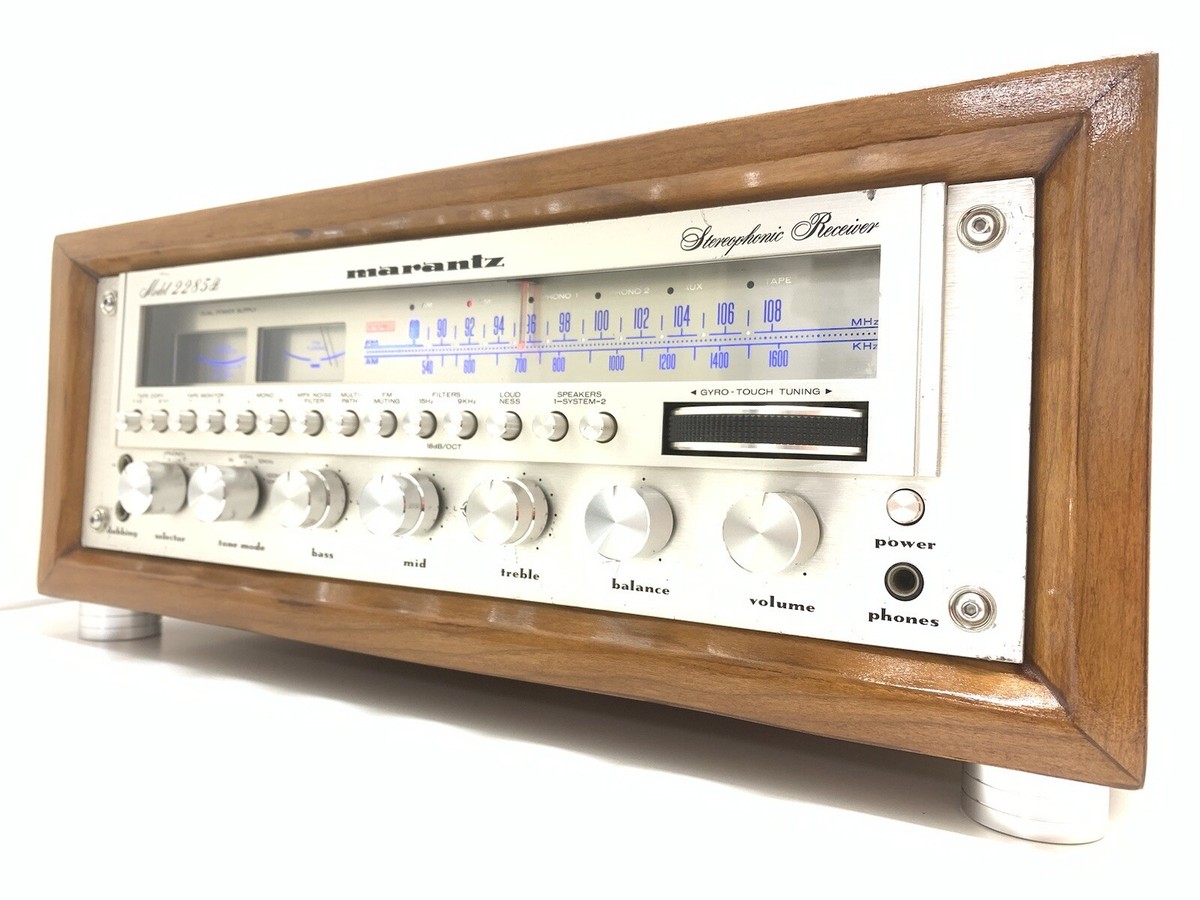 送料込 完動美品★Marantz 80’s ヴィンテージ　ヘッドホン HP-25 MARANTZ 2285B Stereo MONSTER Receiver 188 W RMS Vintage 1979