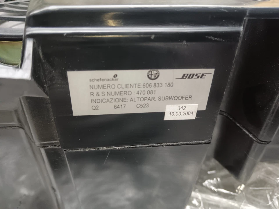 Impianto audio bose alfa gt originale - Immagine 2 di 4