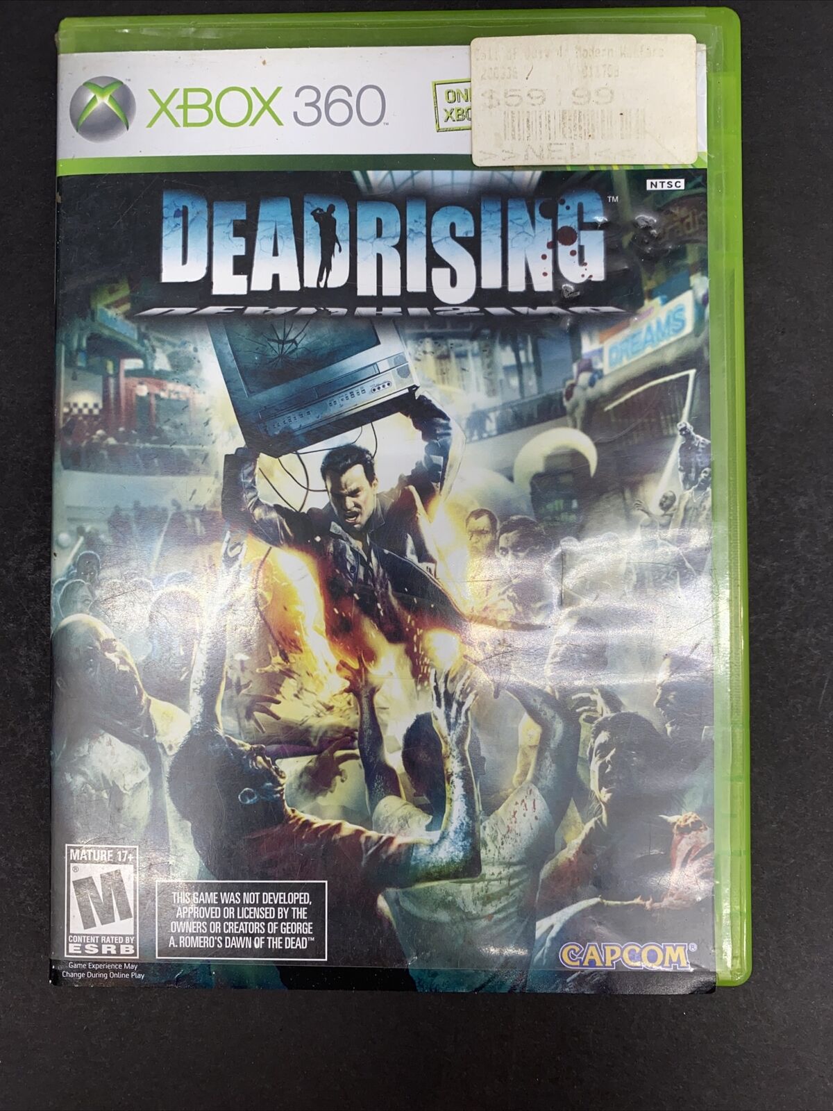 Video Game Dead Rising xbox 360 Video game With Instruction book VGC