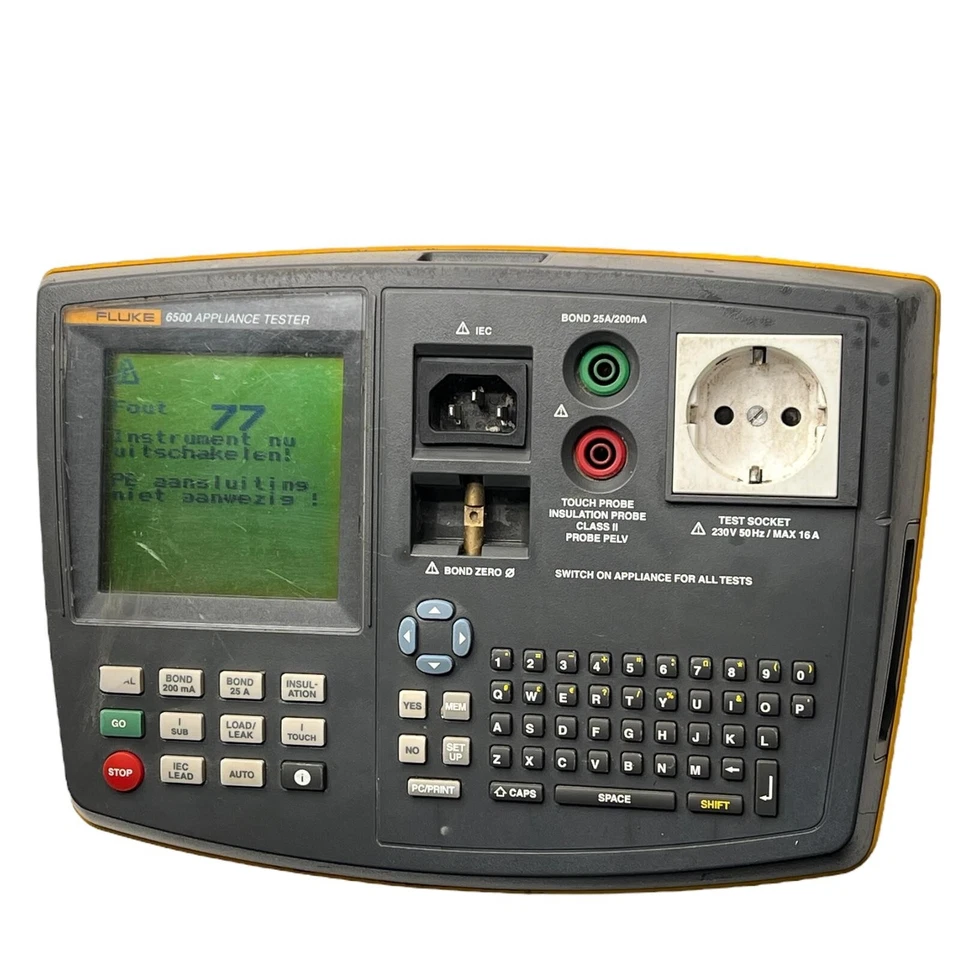 FLUKE 6500 Appliance Tester | Tragbares Prüfgerät Gerätetester - Bild 2 von 4