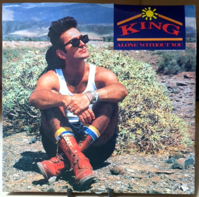 KING:   Alone Without You    1985 Epic (34-05843) 7'' Vinyl ''Demo''