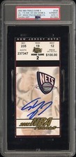 2002 NBA FINALS GAME 4 TICKET KOBE/SHAQ TITLE #3 LAKERS#14🏆PSA💎10 AUTO (SHAQ)