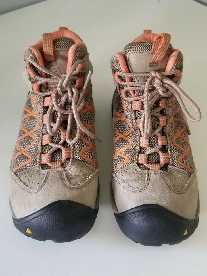 Botas de senderismo Keen Verdi II para mujer talla 7. Tostado/Naranja Foto 3 de 4