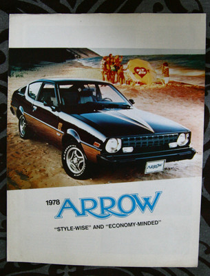 CHRYSLER ARROW 1978 brochure sales catalog - English - Canadian Market
