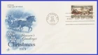 USA5 #1551 U/A ARTCRAFT FDC   Christmas Currier and Ives