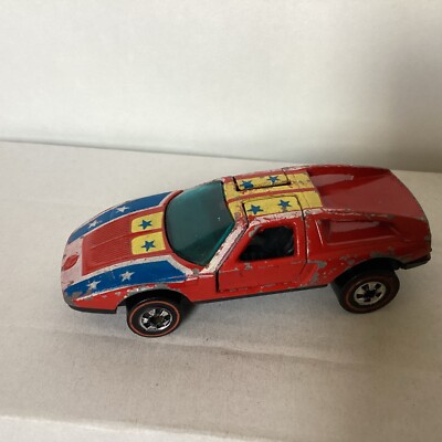 1979 Redline Hot Wheels Red Mersedes Benz C-111. Made In Hong Kong