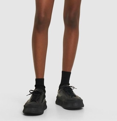 Jil Sander Platform Canvas Low-Top Sneakers size 44/us size 11 | eBay