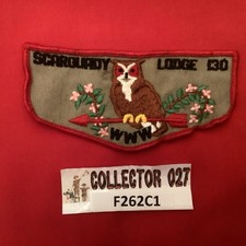 Boy Scout Scarouady Lodge 130 F1 FF First Flap Order Of The Arrow Patch F262C1