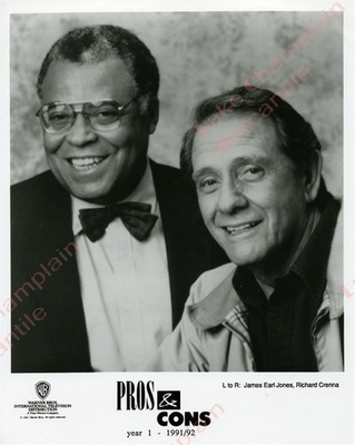#ad PROS amp; CONS Press Photo #03 8X10 JAMES EARL JONES richard crenna $15.98