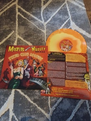 Misfits & Nutley Brass Fiend Club Lounge 12'' Orange Colored Vinyl LP