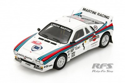 Lancia 037 Rally -Walter Röhrl Winner Rallye Monte Carlo 1983 1:43 Spark 9108