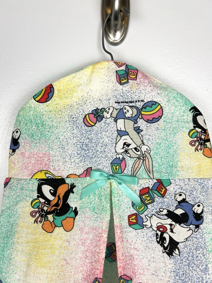 Vintage 1996 Looney Tunes Baby Diaper Stacker Closet Hanger Organizer Tie Dye - Image 2 of 4