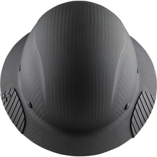 DAX Carbon Fiber Hard Hat - Full Brim Matte Black…