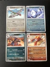 Lot de 4 Cartes REVERSE MASTERBALL - EV10.5 FOUDRE NOIRE / FLAMME BLANCHE FR 