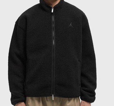 Nike Jordan Teddyfleece Jumpman Übergangsjacke Jacke Schwarz Herren S-XL NEU