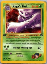 Koga's Muk 26/132 Gym Challenge Pokemon TCG 1st Edition R DMG on eBay