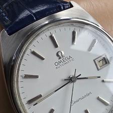 Vintage OMEGA Seamaster men's automatic watch Ref:166.0204 Date 1975 5