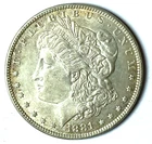 1881 O $1 Morgan Silver One Dollar New Orleans AU