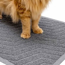 Cat Litter Box Mat No. 02-2 , Kitty Premium PVC Pad, Durable Trapping Rug, Ph...