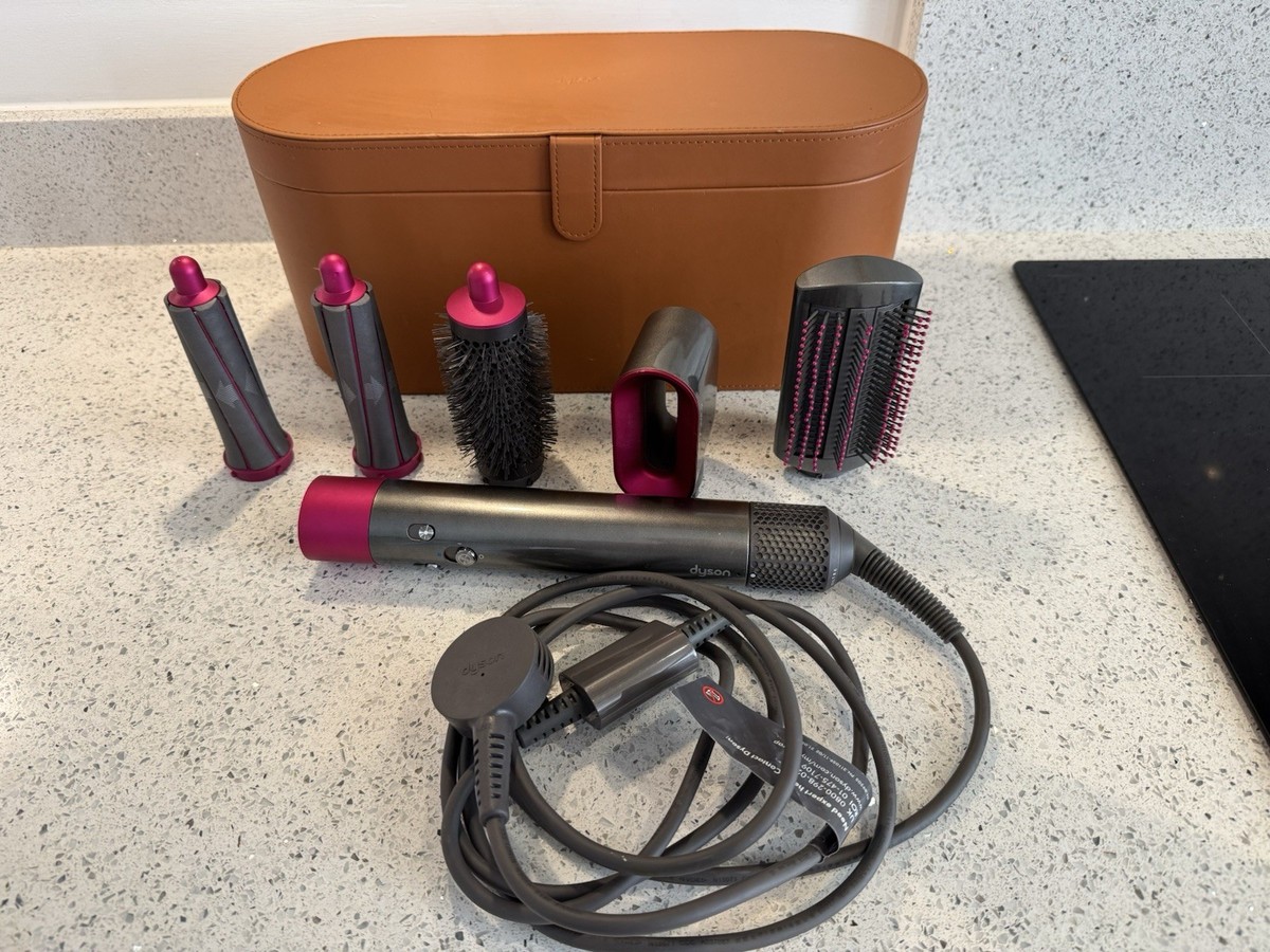 HOT Pink Dyson Hair Dryer Complete Set Dyson Airwrap Smooth