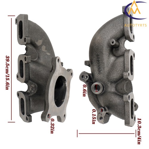 Left Exhaust Manifold For Ford Edge Flex Taurus 2007-2012 Lincoln MKX MKZ 3.5L - Foto 3 di 14