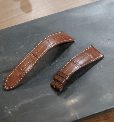CUSTOM Patek Philippe Alligator Strap BROWN/GREY