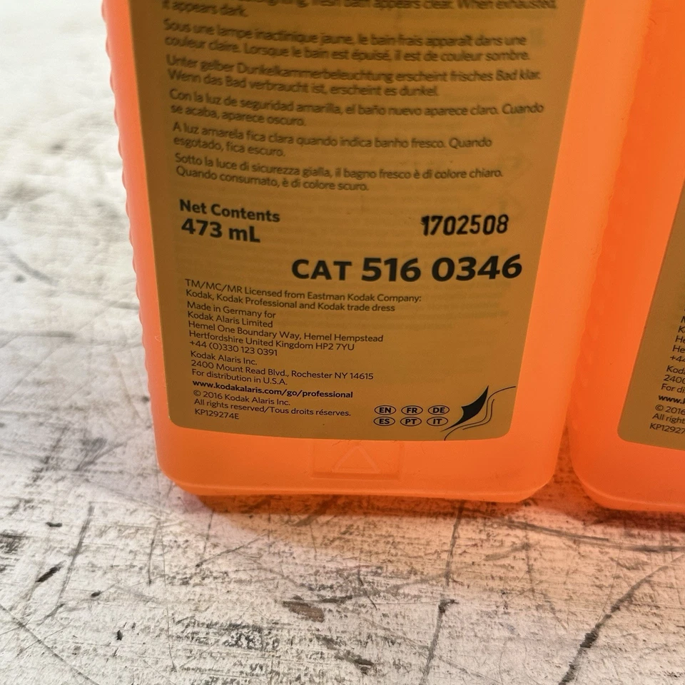 4-Kodak Indicator Stop Bath Liquid for Black & White Film & Paper, 5160346 - Image 4 of 4