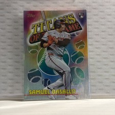 Samuel Basallo Topps Baltimore Orioles 2026 Series 1 Titans of the Game TOG-10