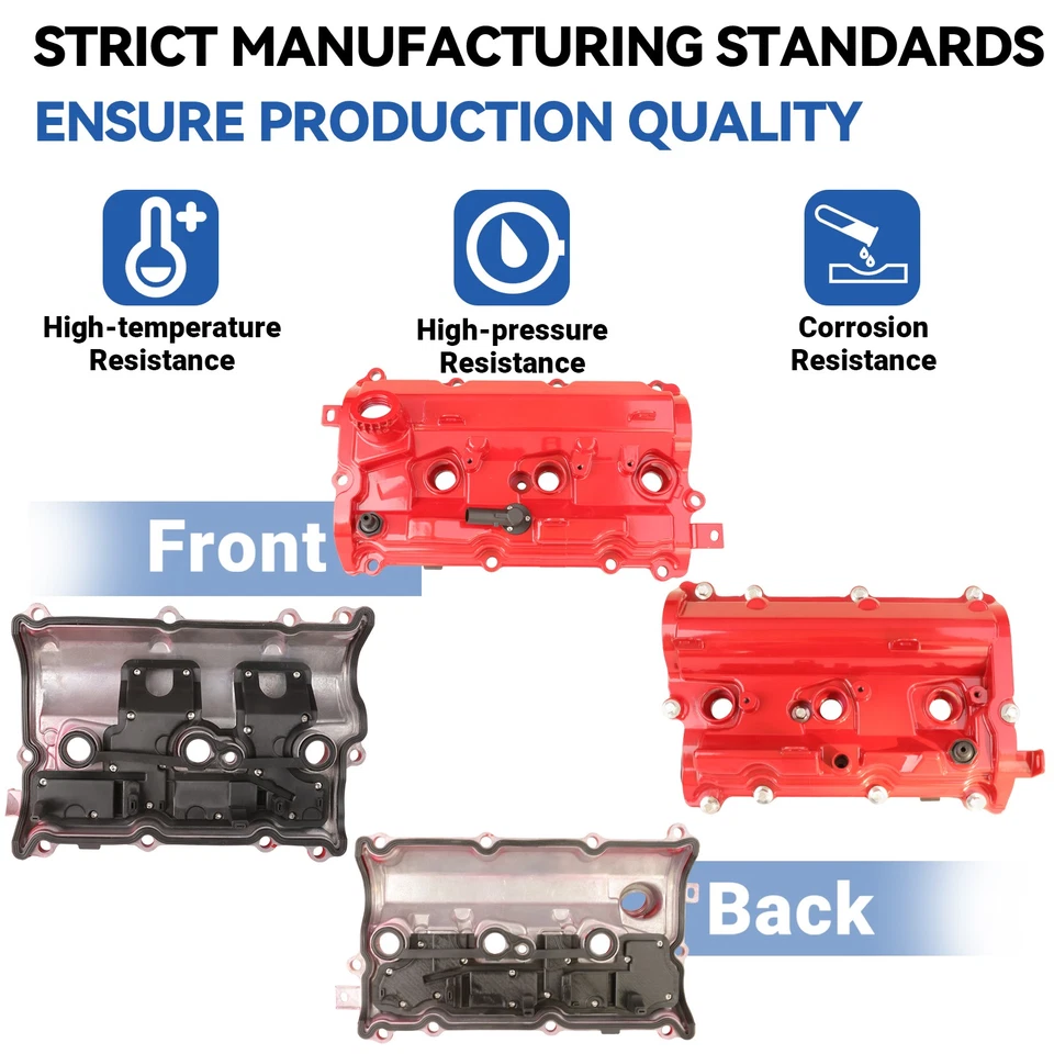 Cubierta de válvula para Infiniti 08-13 G37 14-17 QX70 QX50 14-19 Q70 14-15 Q60 Q50 3,7 L Foto 4 de 4