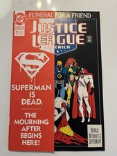 Justice League of America #70 (DC Comics January 1993) Funeral For A Friend