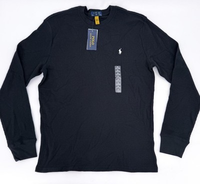 Polo Ralph Lauren Thermal Shirt Men Teens XL Waffle Knit Long