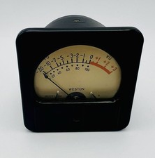 Weston Vintage VU Meter Model 506 Collins Fairchild 1950's