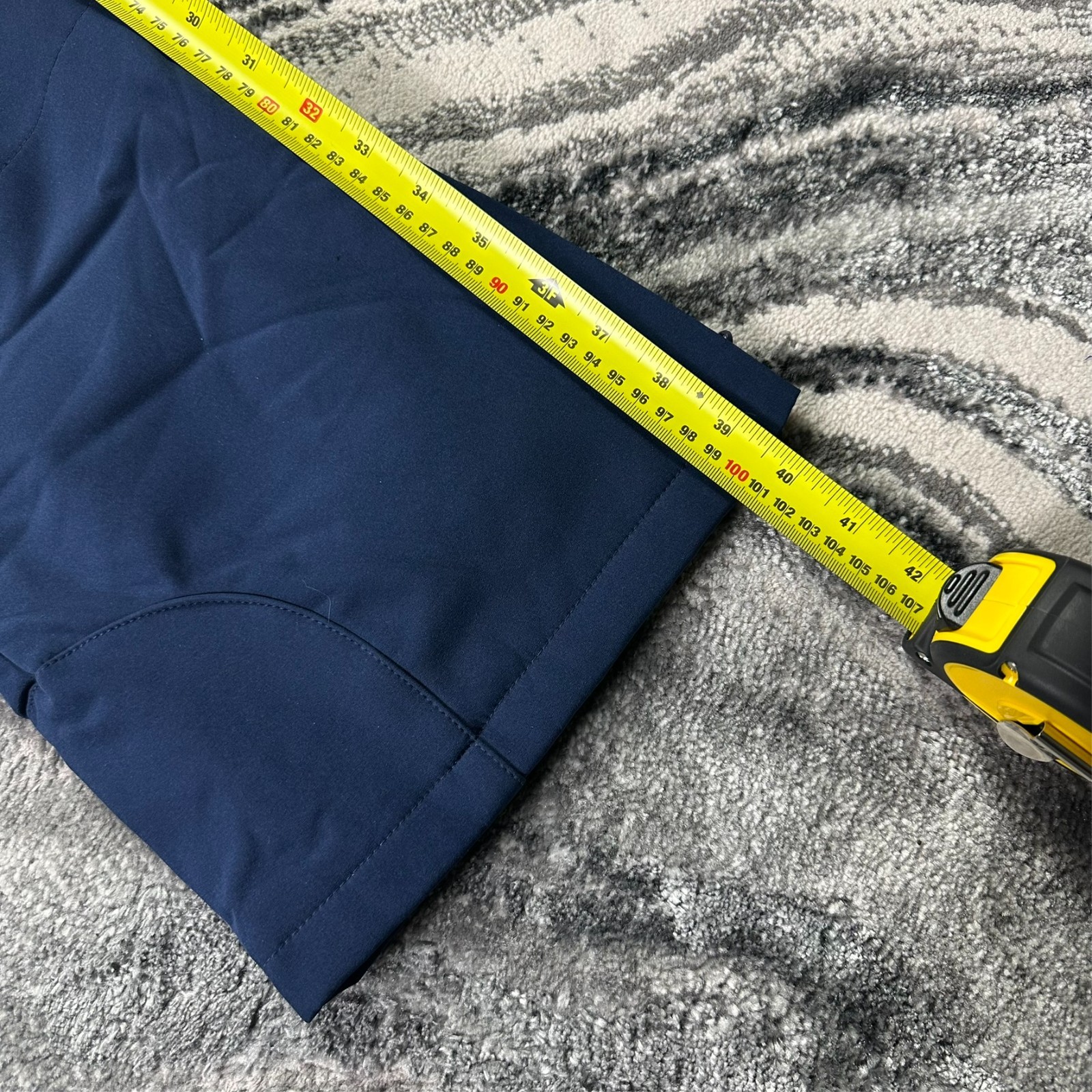 VTG 33,000FT Blue Size 38 x 31 Softshell Thermal Flared Pants Waterproof Bottoms image 4