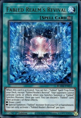 Erweckung des sagenumwobenen Reiches - Ultra Rare 1. Auflage BLMM-DE015 - NM - YuGiOh
