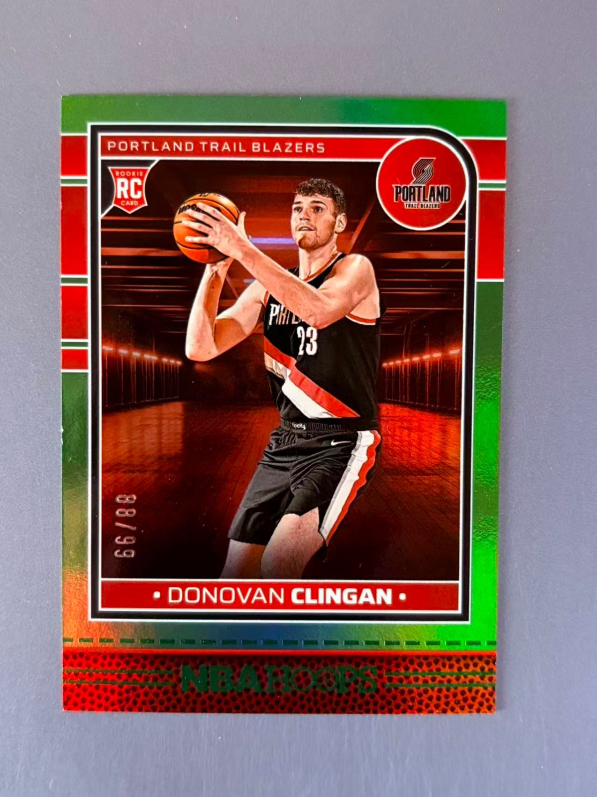 Donovan Clingan 2024-25 Panini NBA Hoops Tribute Silver /199 RC #293