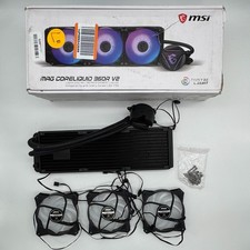 MSI MAG CORELIQUID 360R AIO ARGB CPU Liquid Cooler Radiator