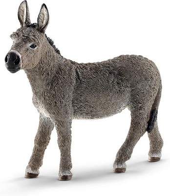 Schleich 13772 Esel, für Kinder ab 3+ Jahren, FARM WORLD - Spielfigur