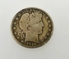 1910-S 50C Barber Liberty Head US Half Dollar
