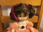Fibre-Craft Materials Corp 1992 Plastic Toilet Paper Doll Pink Crochet Dress — photo 2