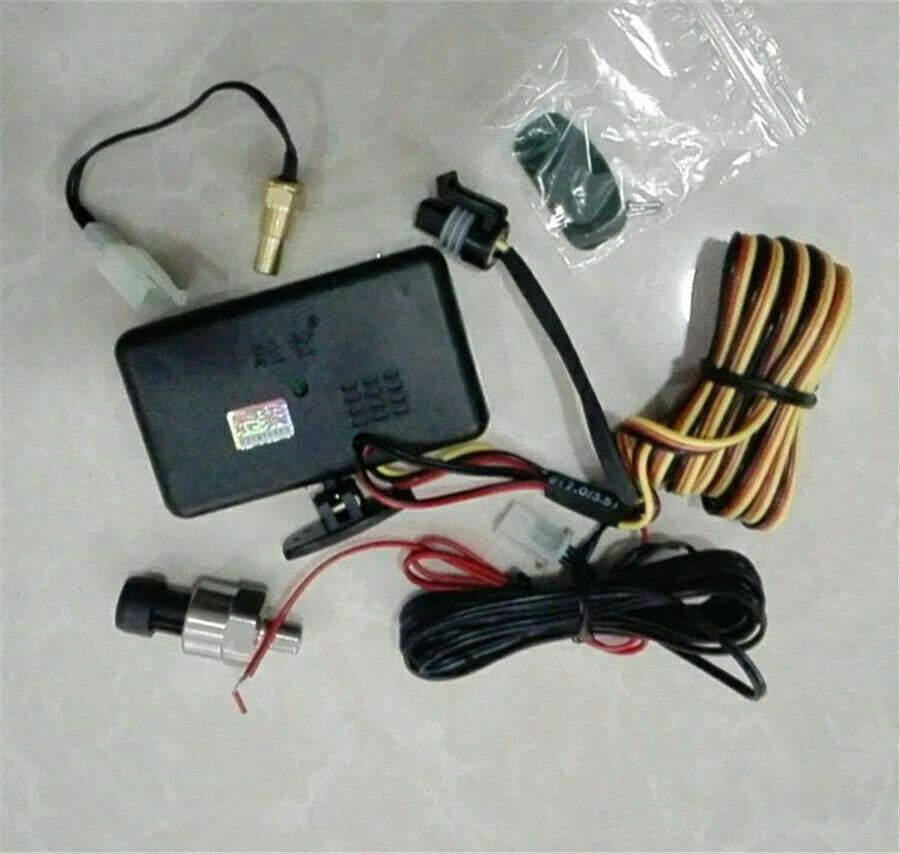 Universal 3IN1 Car LCD Water Temperature/Oil Pressure/Voltage Gauges w/ Sensors - Image 3 of 4