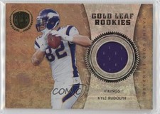 2011 Panini Gold Standard Leaf Rookies Materials 84/299 Kyle Rudolph #14 s1i