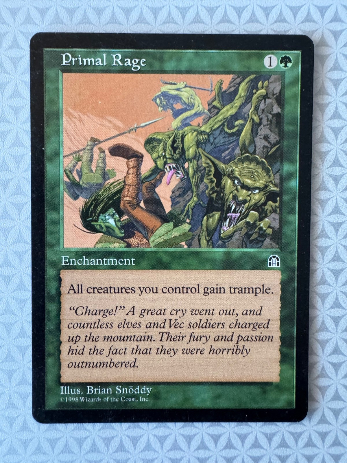 MTG Magic the Gathering Primal Rage (112/143) Stronghold LP