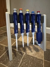 Lot of 5 Fisherbrand Finnpipette II - 0.5-10 5-50  20-200 100-1000ul & 2-10ml