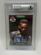 BIG DADDY KANE SIGNED PRO SET MUSICARDS SUPERSTARS CARD - BECKETT ENCAPSULATED