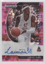2020-21 Panini Prizm Draft Picks Prospect Pink Ice Lamine Diane #PA-LD Auto 04tz