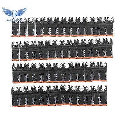 54Pcs Professional Universal Wood Multitool Quick Release Oscillating Saw Blades